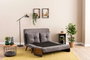 Atelier Del Sofa Cosmo Sofá-Cama de 2 Plazas - Gris